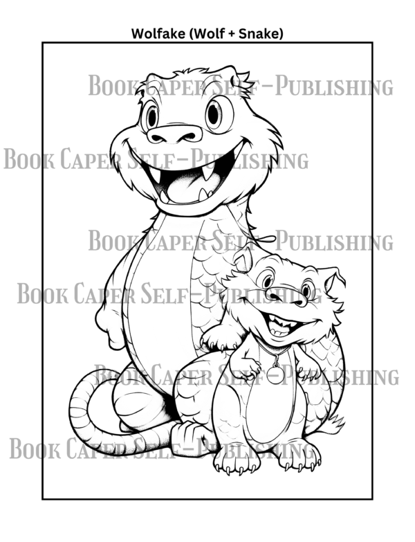 Animal Mashups Coloring Book: Combines Two Different Creatures Into One Hilarious Hybrid