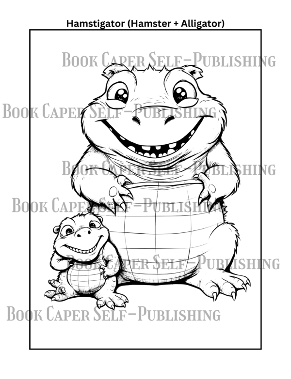 Animal Mashups Coloring Book: Combines Two Different Creatures Into One Hilarious Hybrid