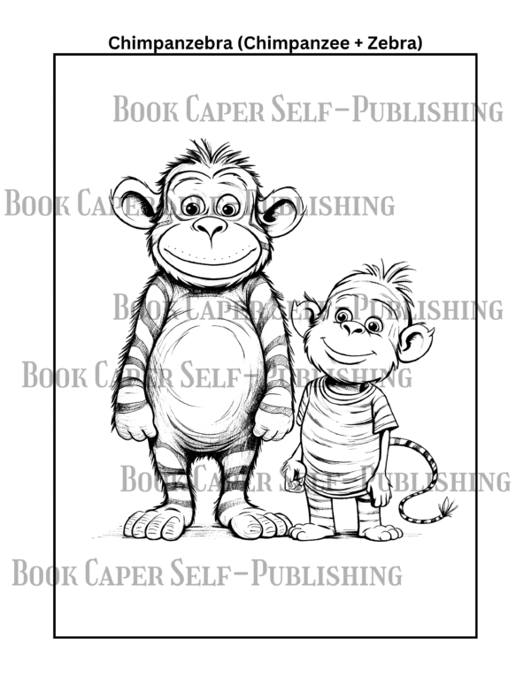 Animal Mashups Coloring Book: Combines Two Different Creatures Into One Hilarious Hybrid