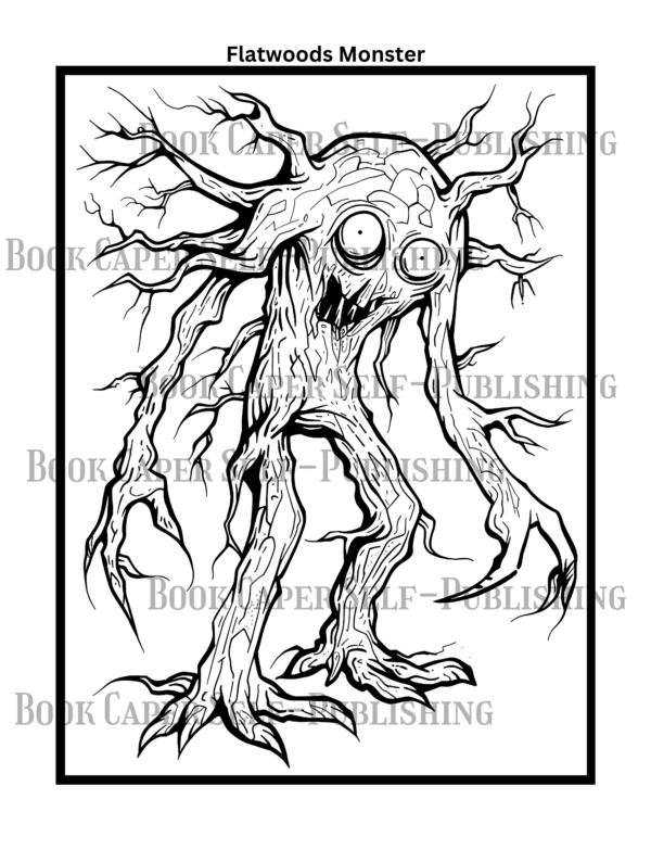 Cryptid Creatures Coloring Book, 50 Intricate Designs of Mysterious Creatures, Relax and Connect with Nature's Most Mysterious Creatures