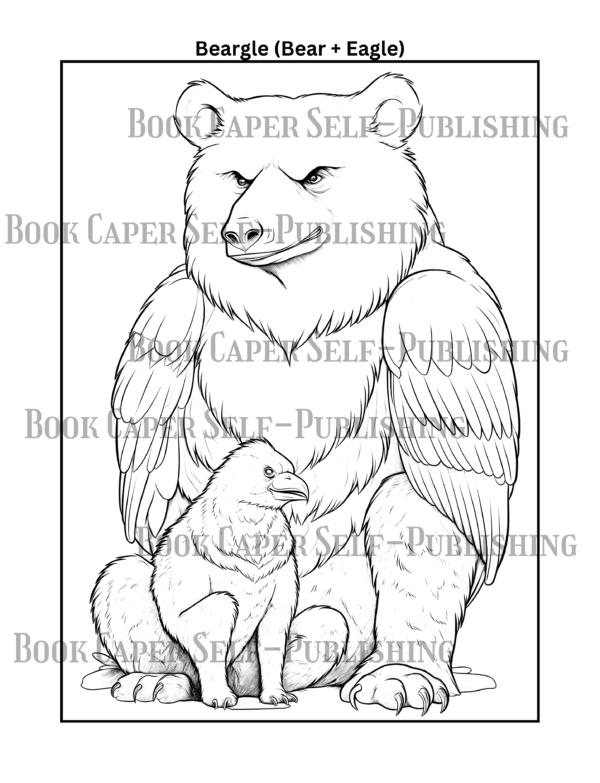 Animal Mashups Coloring Book: Combines Two Different Creatures Into One Hilarious Hybrid