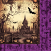 Halloween Hues: Vibrant and Playful Scrapbooking Paper for All Hallows' Eve