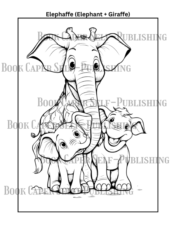 Animal Mashups Coloring Book: Combines Two Different Creatures Into One Hilarious Hybrid