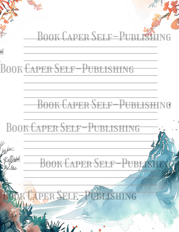 8 Styles of Stationary Printable Nature & Outdoors Paper Templates