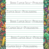 8 Styles of Stationary Printable Fun Psychedelic Paper Templates