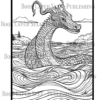 Cryptid Creatures Coloring Book, 50 Intricate Designs of Mysterious Creatures, Relax and Connect with Nature's Most Mysterious Creatures