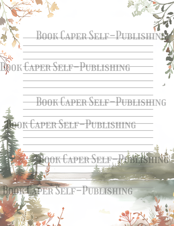 8 Styles of Stationary Printable Nature & Outdoors Paper Templates