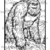Cryptid Creatures Coloring Book, 50 Intricate Designs of Mysterious Creatures, Relax and Connect with Nature's Most Mysterious Creatures