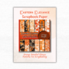 Eastern Elegance: Orange Detailed Chinese Patterns For Scrapbooking
