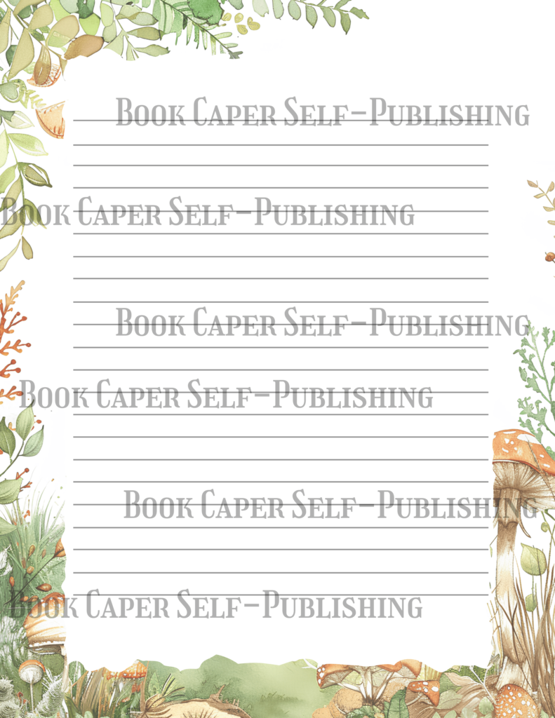 8 Styles Of Stationary Printable Nature &amp; Outdoors Paper Templates ...