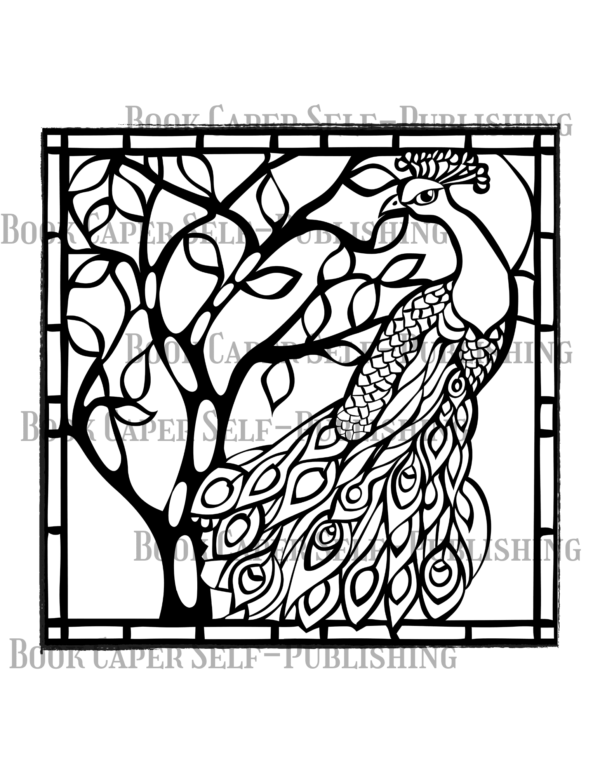 50 Stained Glass Wildlife: Simple Coloring Book For Adults and Kids, Featuring Easy to Color Animals of All Kinds for Relaxation