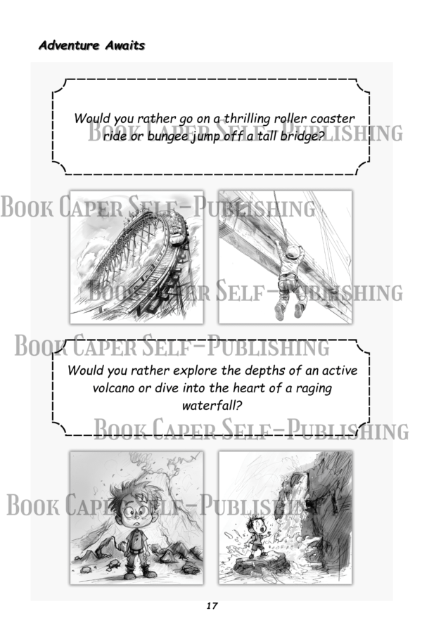 Would You Rather: A Collection of 300 Wild, Outrageous, and Engaging Questions with Pictures