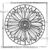 50 Stained Glass Flowers: Simple Coloring Book For Adults and Kids, Featuring Easy to Color Florals of All Kinds for Relaxation