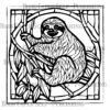 50 Stained Glass Wildlife: Simple Coloring Book For Adults and Kids, Featuring Easy to Color Animals of All Kinds for Relaxation