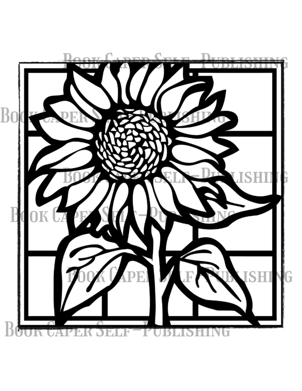 50 Stained Glass Flowers: Simple Coloring Book For Adults and Kids, Featuring Easy to Color Florals of All Kinds for Relaxation