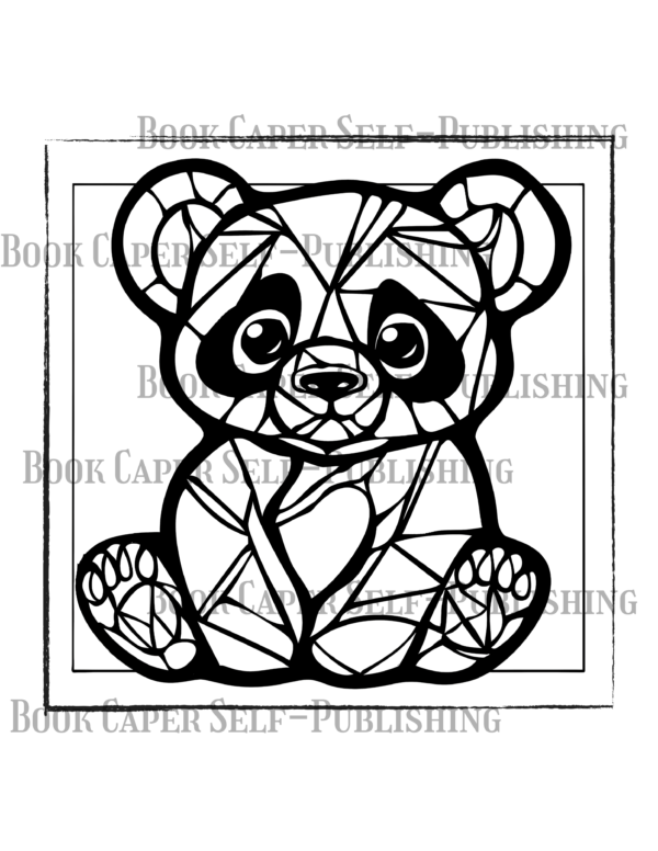 50 Stained Glass Cute Baby Animals: Simple Coloring Book For Adults and Kids, Featuring Easy to Color Designs for Relaxation